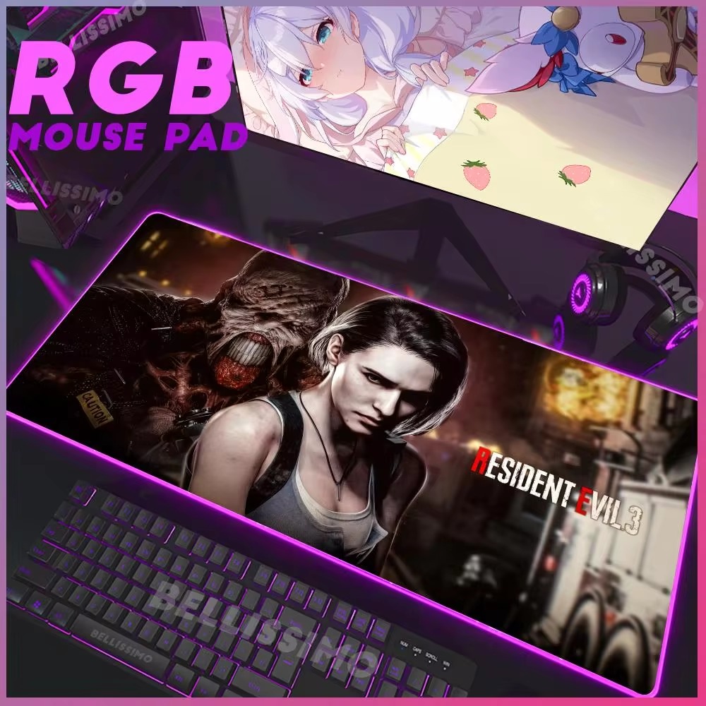 Laptop Accessories Rgb - R_resident E_evil Serie RGB 게이밍 마우스