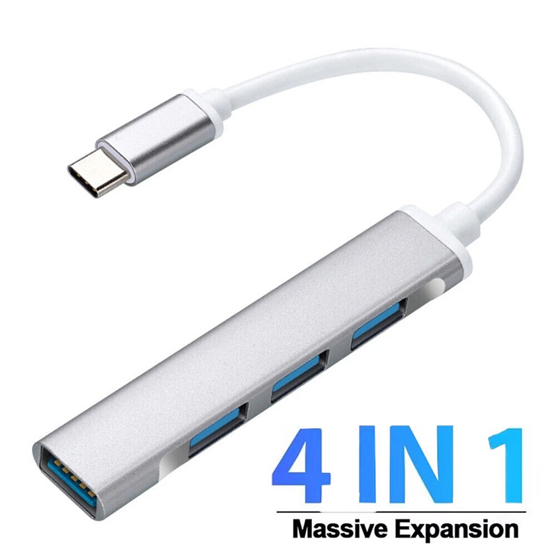 Laptop Accessories Gadgets - 4-in-1 타입-C 확장 허브 4포트 USB