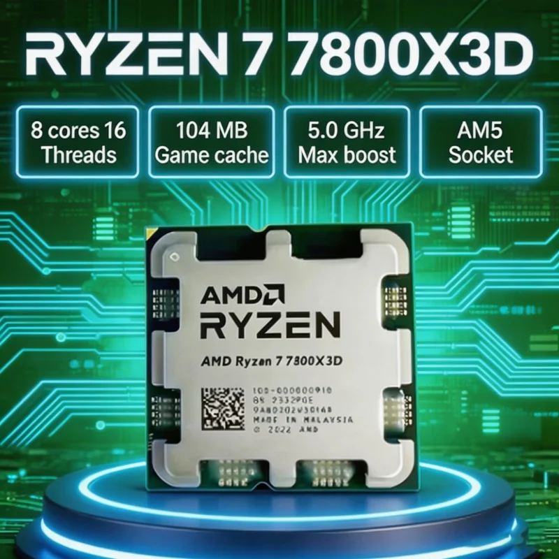Amd Cpu Ryzen 7 - AMD 라이젠 7 7800X3D R7 7800X3D