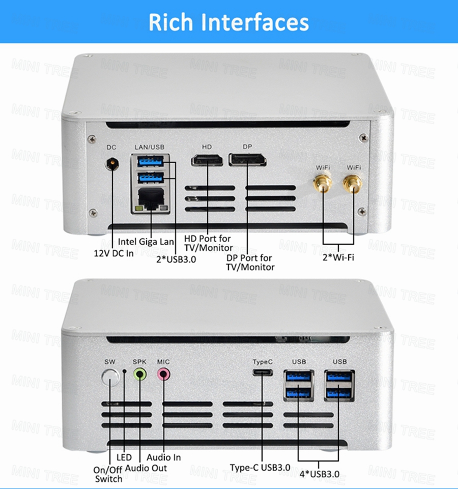Intel Cpu Core I5 - 윈11 미니 PC 큐브 13세대 코어