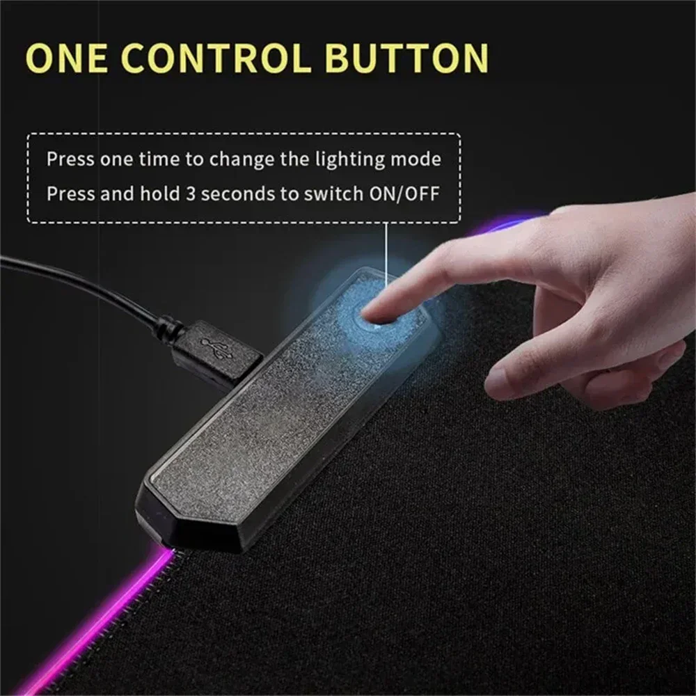 LED 테이블 매트 백라이트 RGB 미끄럼 방지 고무  - Laptop Accessories Rgb 리뷰 및 가격