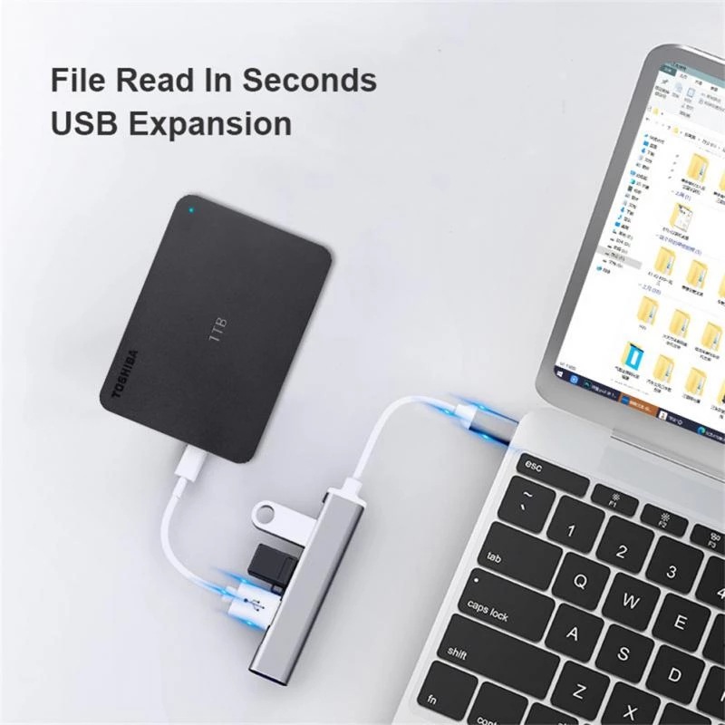 4-in-1 타입-C 확장 허브 4포트 USB C 허브 - Laptop Accessories Gadgets 리뷰 및 가격
