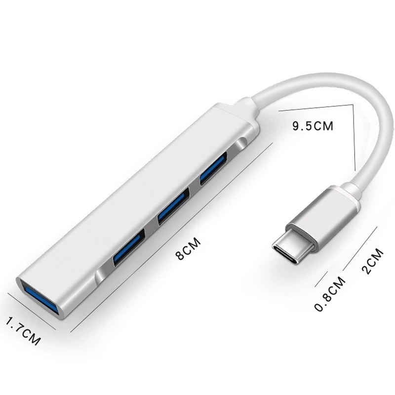 4-in-1 타입-C 확장 허브 4포트 USB C 허브 - Laptop Accessories Gadgets 리뷰 및 가격