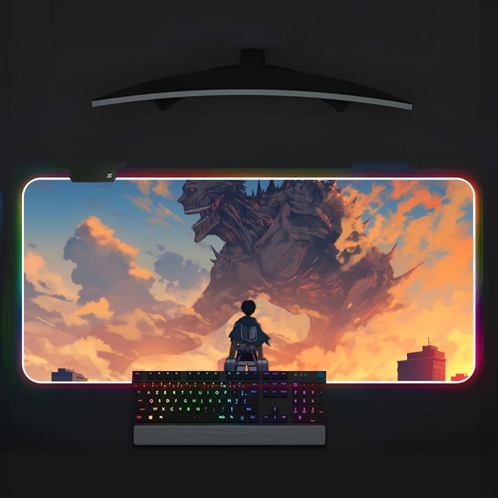 진격의 거인 마우스 패드 RGB 대형 게이밍 컴퓨터 키 - Laptop Accessories Rgb 리뷰 및 가격