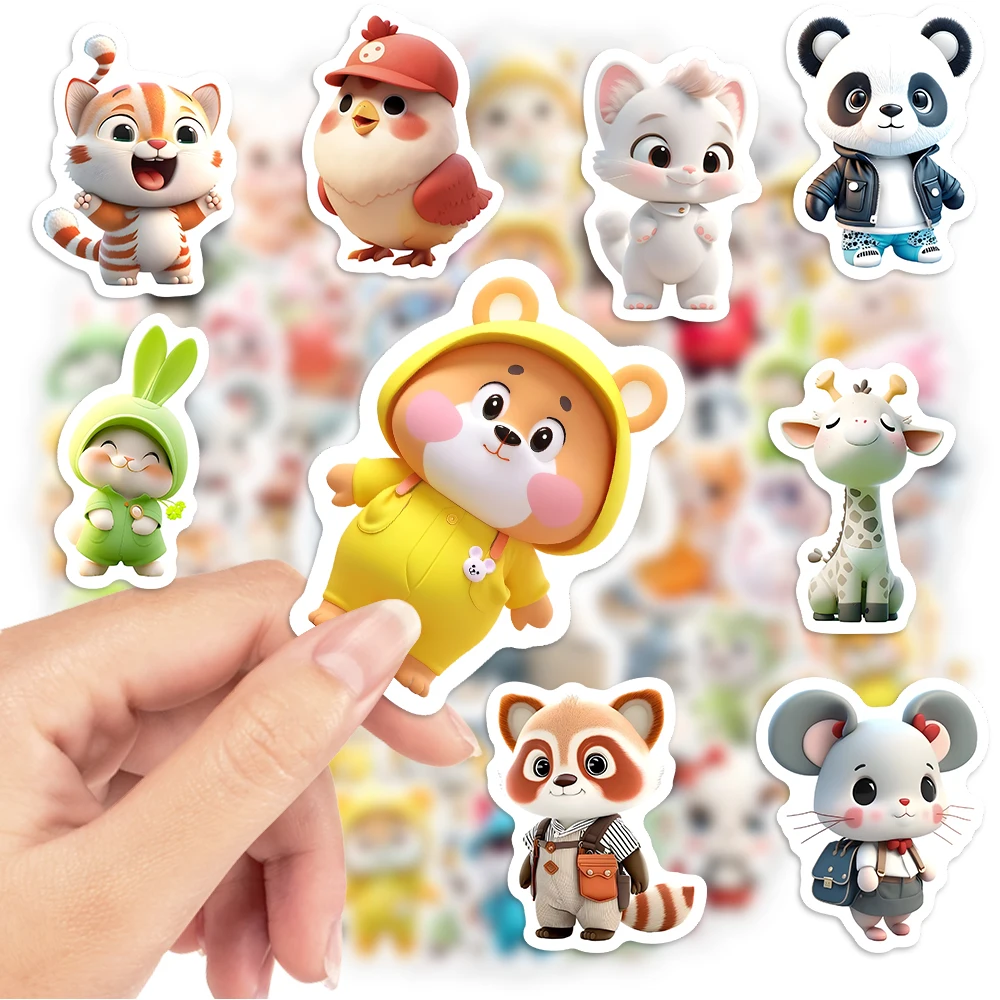 귀여운 3D 동물 인형 스티커, 어린이 DIY 장난감  - Laptop Accessories Kids 리뷰 및 가격