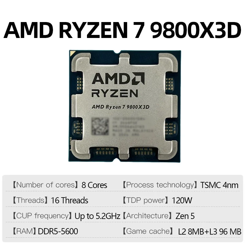AMD 라이젠 7 9800X3D R7 9800X3D Z - Amd Cpu Ryzen 7 리뷰 및 가격