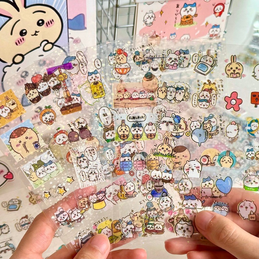 30Pcs Chiikawa 레이저 스티커 만화 방수 스 - Laptop Accessories Toys 리뷰 및 가격