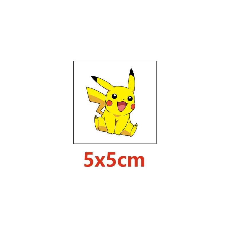 5*5cm 20pcs 포켓몬 피카추 문신 스티커 어린이 - Laptop Accessories And Parts 리뷰 및 가격