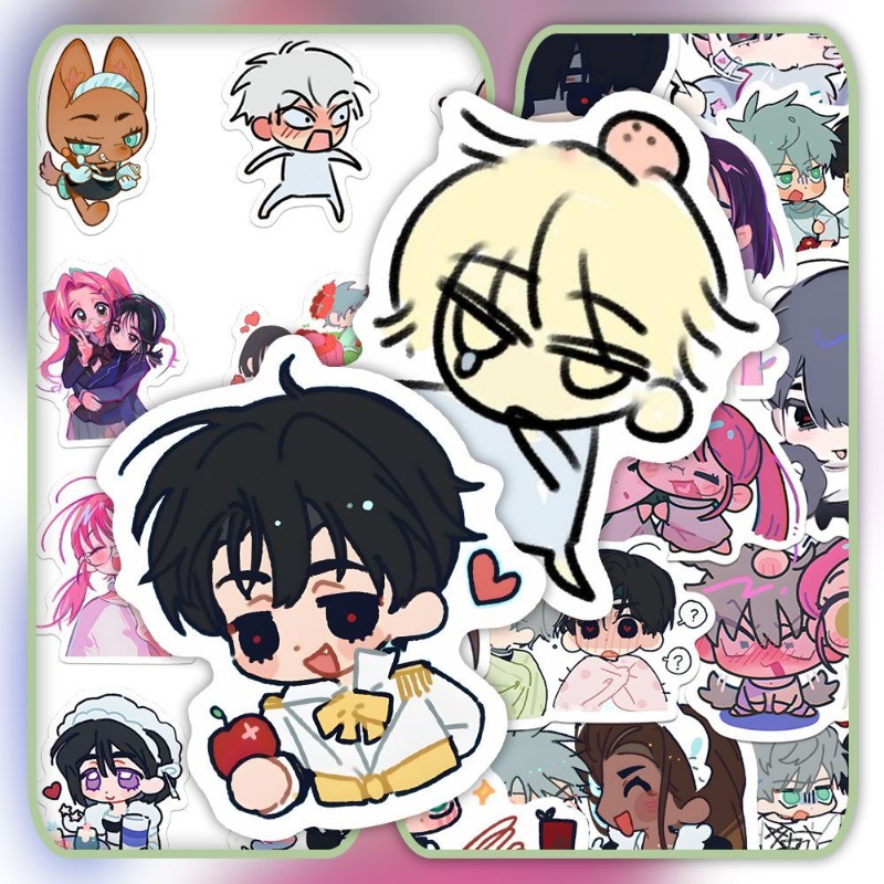 80개/세트 만화 애니메이션 외계인 무대 귀여운 스티커 - Laptop Accessories Gifts 리뷰 및 가격