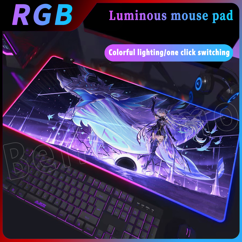 Anime New Arlecchino Skirk 데스크 - Laptop Accessories Rgb 리뷰 및 가격