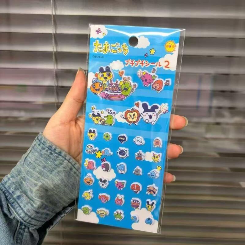 6Pcs Tamagotchi 만화 버블 스티커 창의력  - Laptop Accessories Gifts 리뷰 및 가격