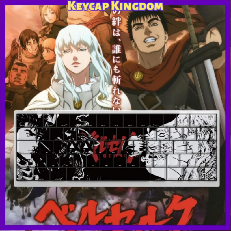 BERSERK 테마 애니메이션 키캡 98 키 기계식 키 - Laptop Accessories Gifts 리뷰 및 가격