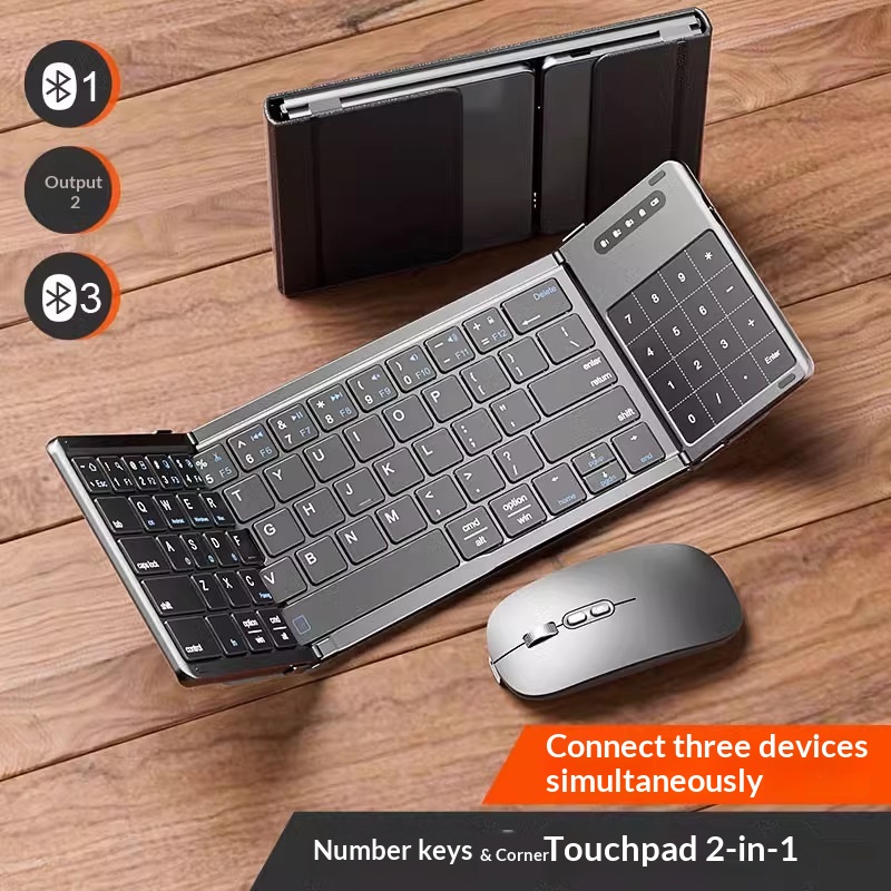Mengzu Tri Fold 무선 블루투스 키보드(숫자 - Laptop Accessories Toys 리뷰 및 가격
