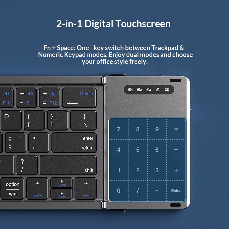Mengzu Tri Fold 무선 블루투스 키보드(숫자 - Laptop Accessories Toys 리뷰 및 가격