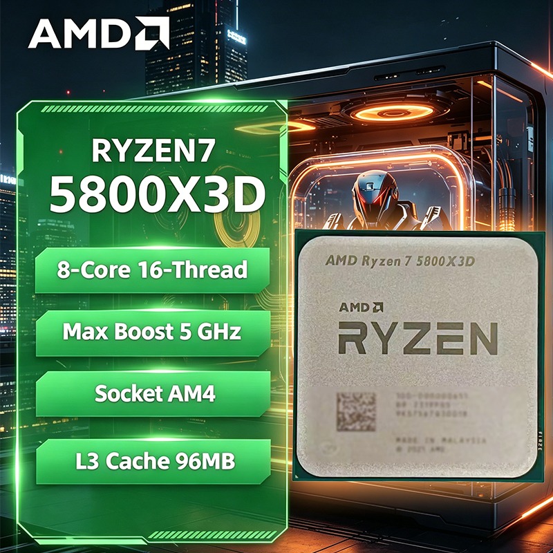 96MB 대용량 캐시 AMD Ryzen 7 5800X3 - Amd Cpu Ryzen 7 리뷰 및 가격
