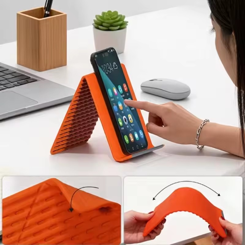 휴대용 실리콘 폰/태블릿/노트북 거치대, 창의적인 접이 - Laptop Accessories 리뷰 및 가격